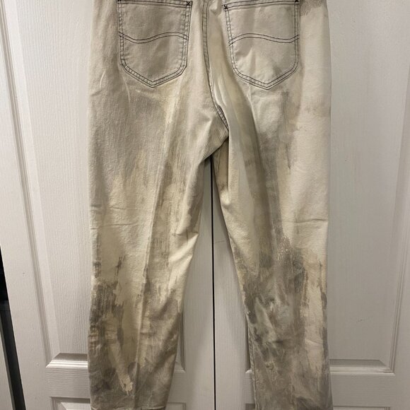 Levi Womens 16 Relaxed Straight Leg Custom Dyed Jeans - Picture 4 of 5